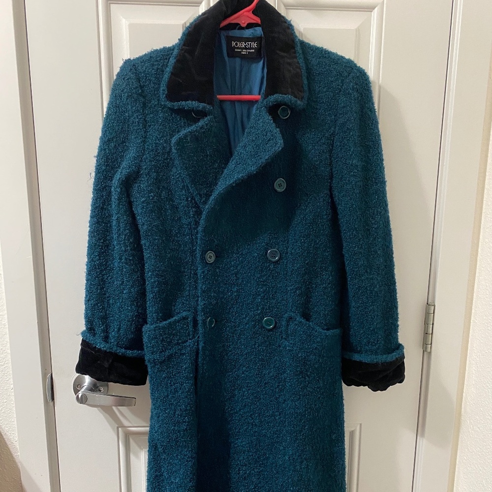 1940s women's long jacket